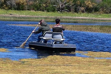 Cow Pond in Texas Hunting Ranch